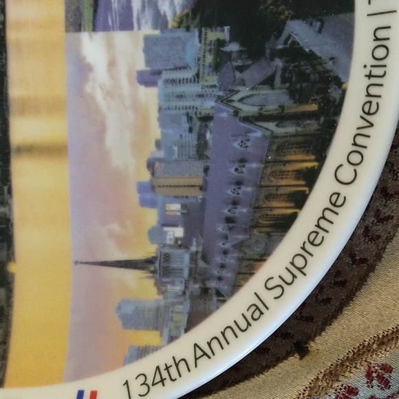 Free With Purchase Knights of Columbus 134th Annual supreme Convention plate - Picture 11 of 13